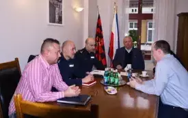 Galeria aktualności Spotkanie dotyczące bezpieczeństwa uczestnik&oacute;w mecz&oacute;w piłkarskich. 2
