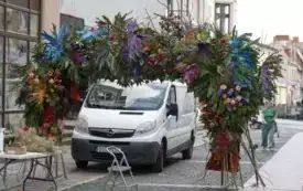 Galeria aktualności V edycja Festiwalu kwiat&oacute;w - przygotowania i oficjalne otwarcie.  60