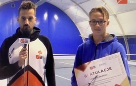 Czarnkowianin z charakterem - Wojciech Zalewski na Gali Mistrz&oacute;w Polskiej Ligi Tenisa otrzymał podw&oacute;jne Trofeum. 9