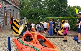Pociąg tursytyczny DREZYNIARZ w Czarnkowie - 04.06.2022. 5