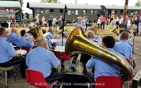 Pociąg tursytyczny DREZYNIARZ w Czarnkowie - 04.06.2022. 16