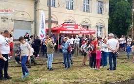 Pociąg tursytyczny DREZYNIARZ w Czarnkowie - 04.06.2022. 20