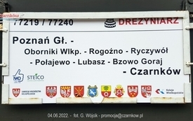 Pociąg tursytyczny DREZYNIARZ w Czarnkowie - 04.06.2022. 21