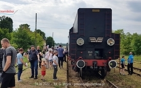 Pociąg tursytyczny DREZYNIARZ w Czarnkowie - 04.06.2022. 24
