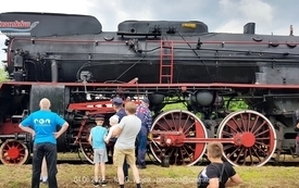 Pociąg tursytyczny DREZYNIARZ w Czarnkowie - 04.06.2022. 34