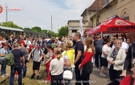 Pociąg tursytyczny DREZYNIARZ w Czarnkowie - 04.06.2022. 49