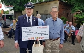 Pociąg tursytyczny DREZYNIARZ w Czarnkowie - 04.06.2022. 53