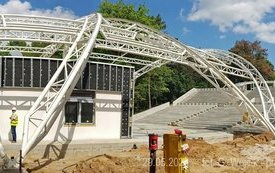 Fotorelacja z budowy nowego amfiteatru w Czarnkowie - 29.05.2023. 12