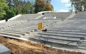 Fotorelacja z budowy nowego amfiteatru w Czarnkowie - 29.05.2023. 35