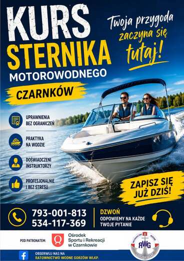 Kurs sternika motorowodnego