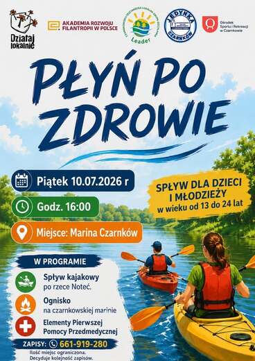 Spływ kajakowy po Noteci