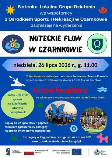 Spływ kajakowy po Noteci