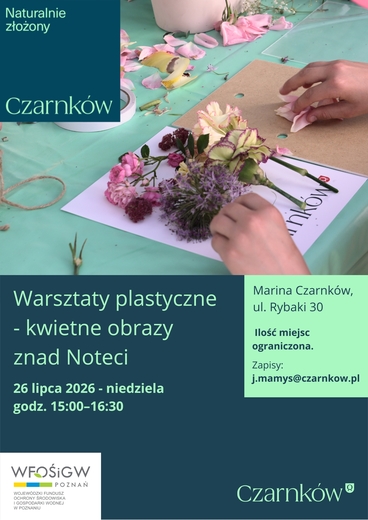 Warsztarty plastyczne - kwietne obrazy