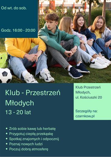 Klub Przestrzeń Młodych powraca po kr&oacute;tkiej wakacyjnej przerwie.