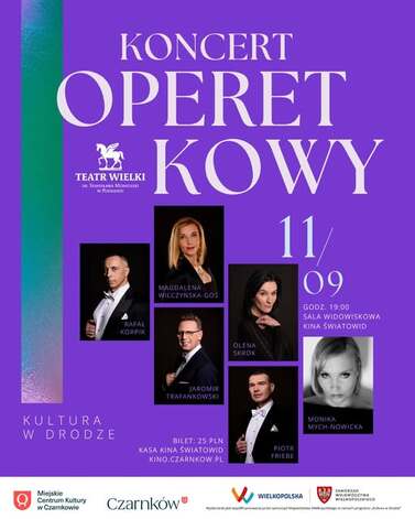 Operetkowy wiecz&oacute;r w Czarnkowie