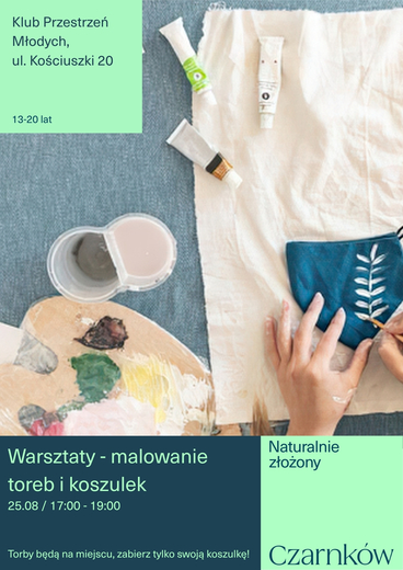 Kreatywne warsztaty dla młodzieży - daj ubraniom drugie życie