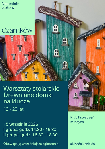 Warsztaty stolarskie - drewniane domki na klucze