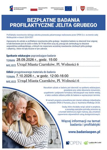 Bezpłatne badania profilaktyczne jelita grubego