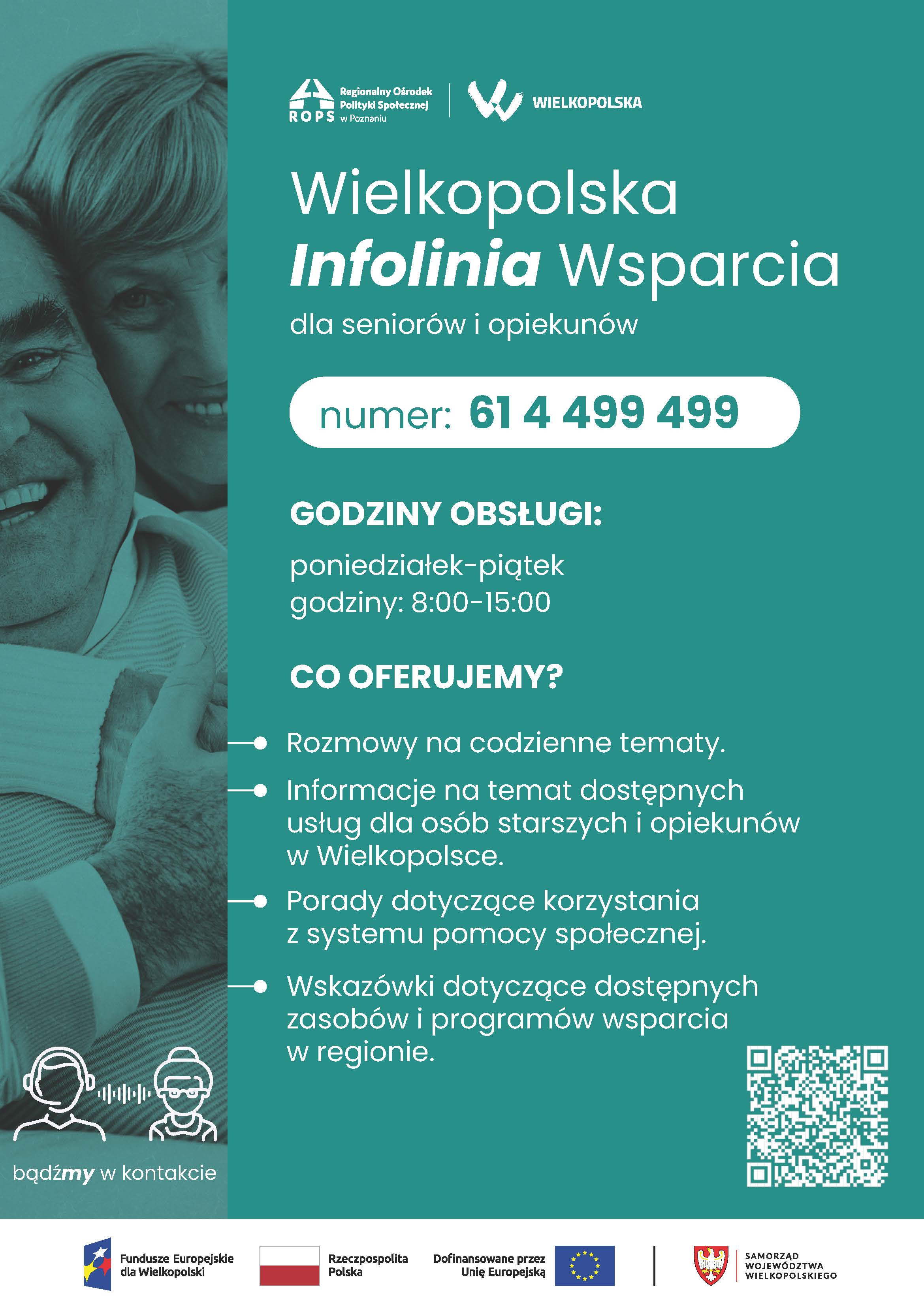Plakat Infolinii Wsparcia