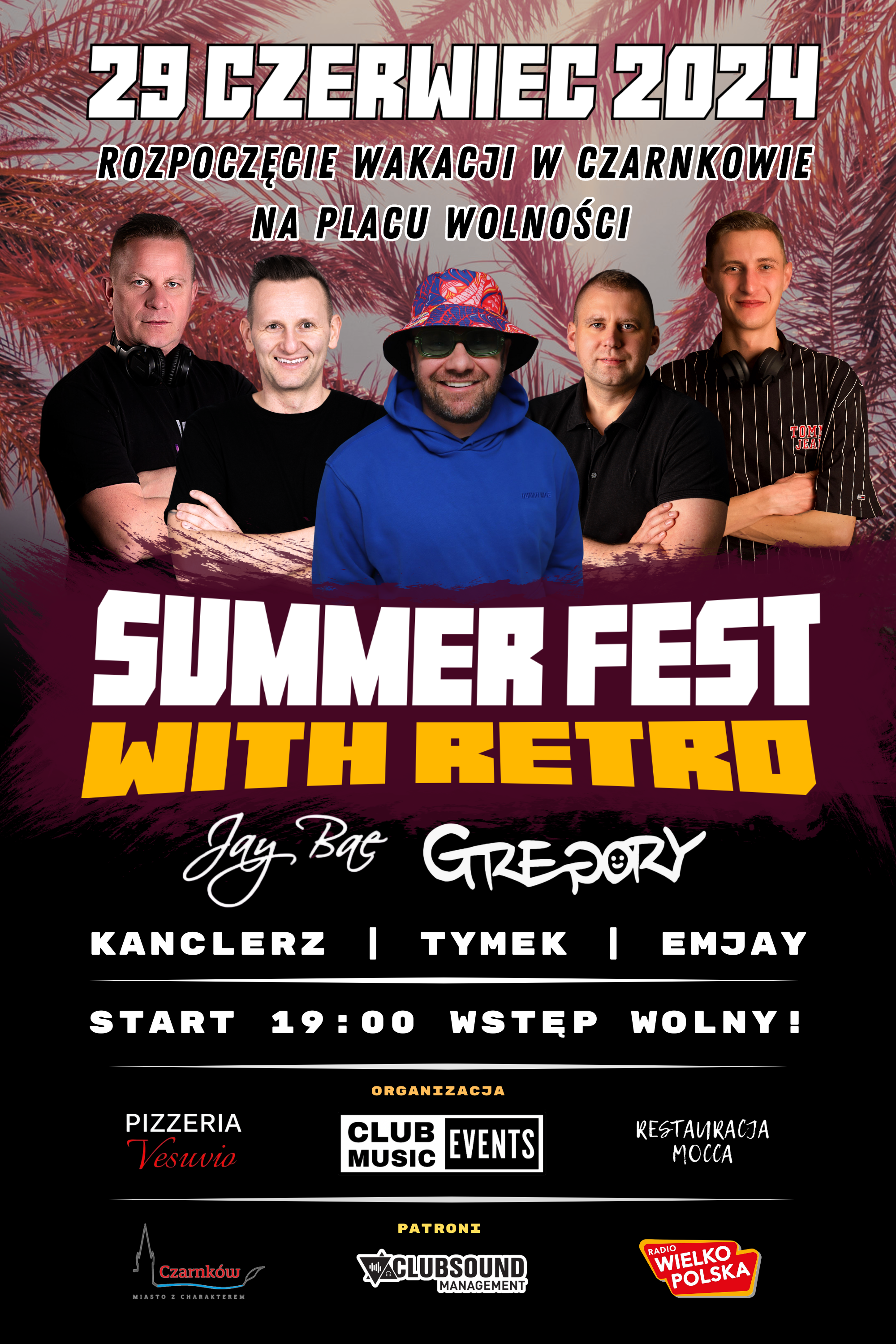 Plakat wydarzenia SUMMERFEST WITH RETRO