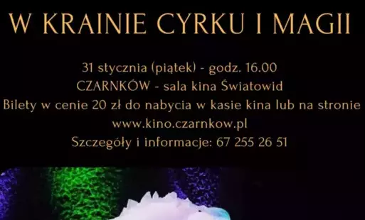 Zdjęcie do "W krainie cyrku i magii" 2025 - zaproszenie na spektakl
