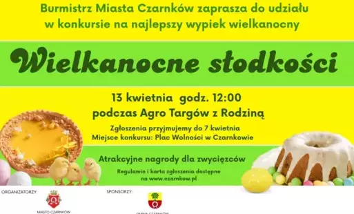 Zdjęcie do Konkurs na najlepszy wypiek wielkanocny ,,Wielkanocne słodkości''.