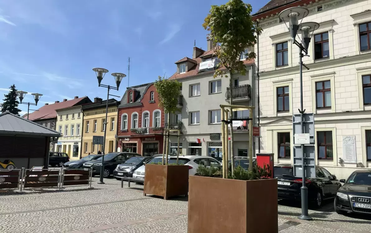 Zdjęcie do Nowe donice z nasadzeniami na placu i deptaku w Czarnkowie