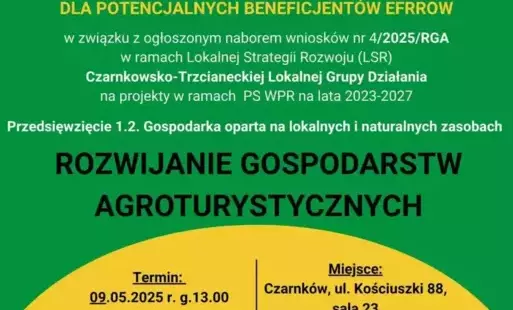 Zdjęcie do Rozwijanie gospodarstw agroturystycznych