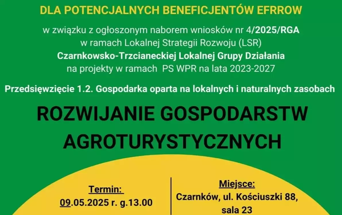 Zdjęcie do Rozwijanie gospodarstw agroturystycznych