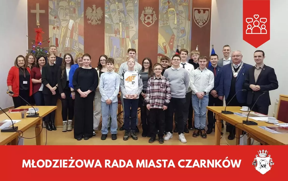 Zdjęcie do Młodzieżowa Rada Miasta Czarnk&oacute;w rozpoczęła działalność!