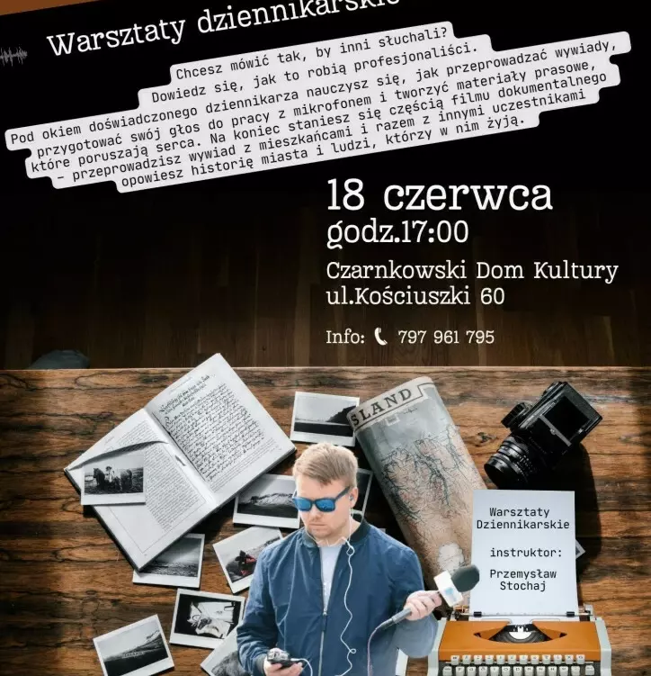 Zdjęcie do Zapraszamy na warsztaty dziennikarskie