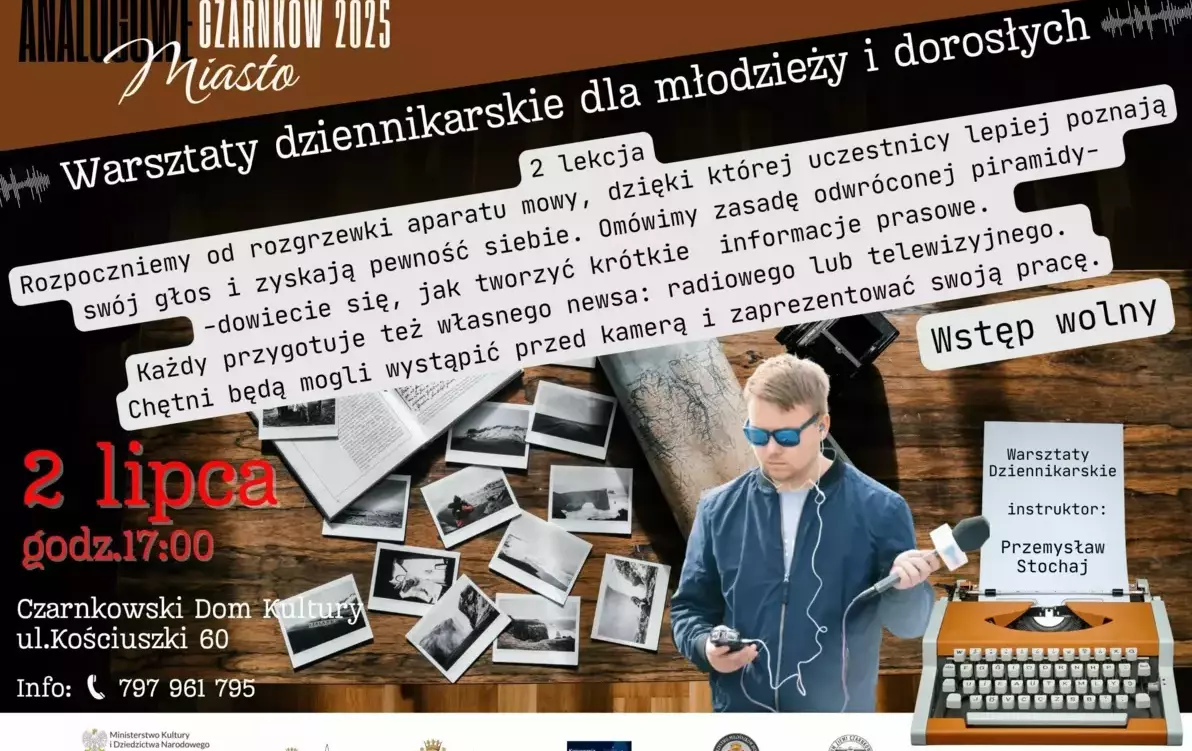 Zdjęcie do Zapraszamy na warsztaty dziennikarskie