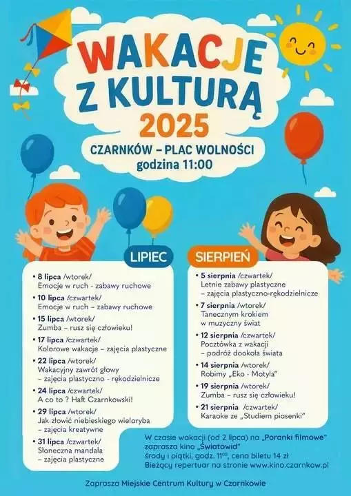 Zdjęcie do Wakacje z kulturą - oferta dla dzieci. 