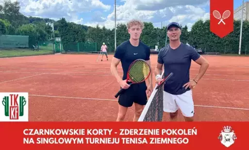 Zdjęcie do CZARNKOWSKIE KORTY - zderzenie pokoleń na Singlowym Turnieju Tenisa Ziemnego.