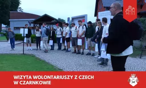 Zdjęcie do Wizyta wolontariuszy z Czech w Czarnkowie