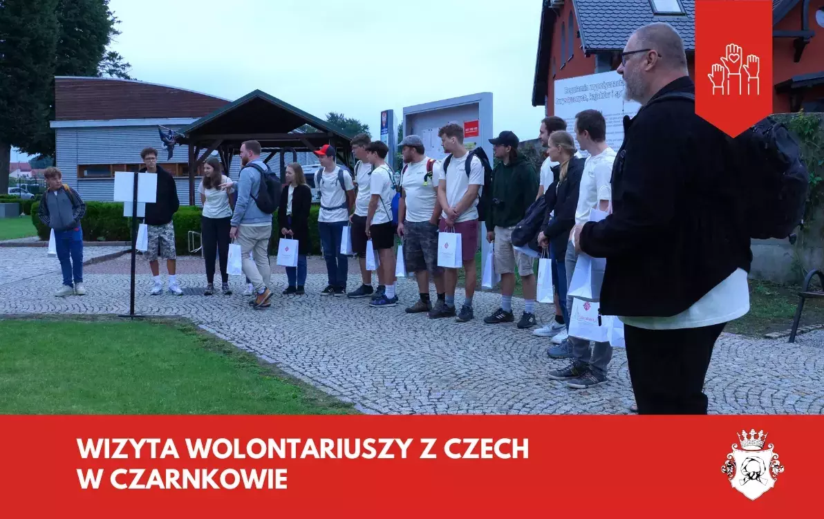 Zdjęcie do Wizyta wolontariuszy z Czech w Czarnkowie