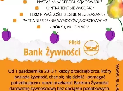 Zdjęcie do Nie pozw&oacute;l, by żywność się zmarnowała &ndash; przekaż ją do Banku Żywności