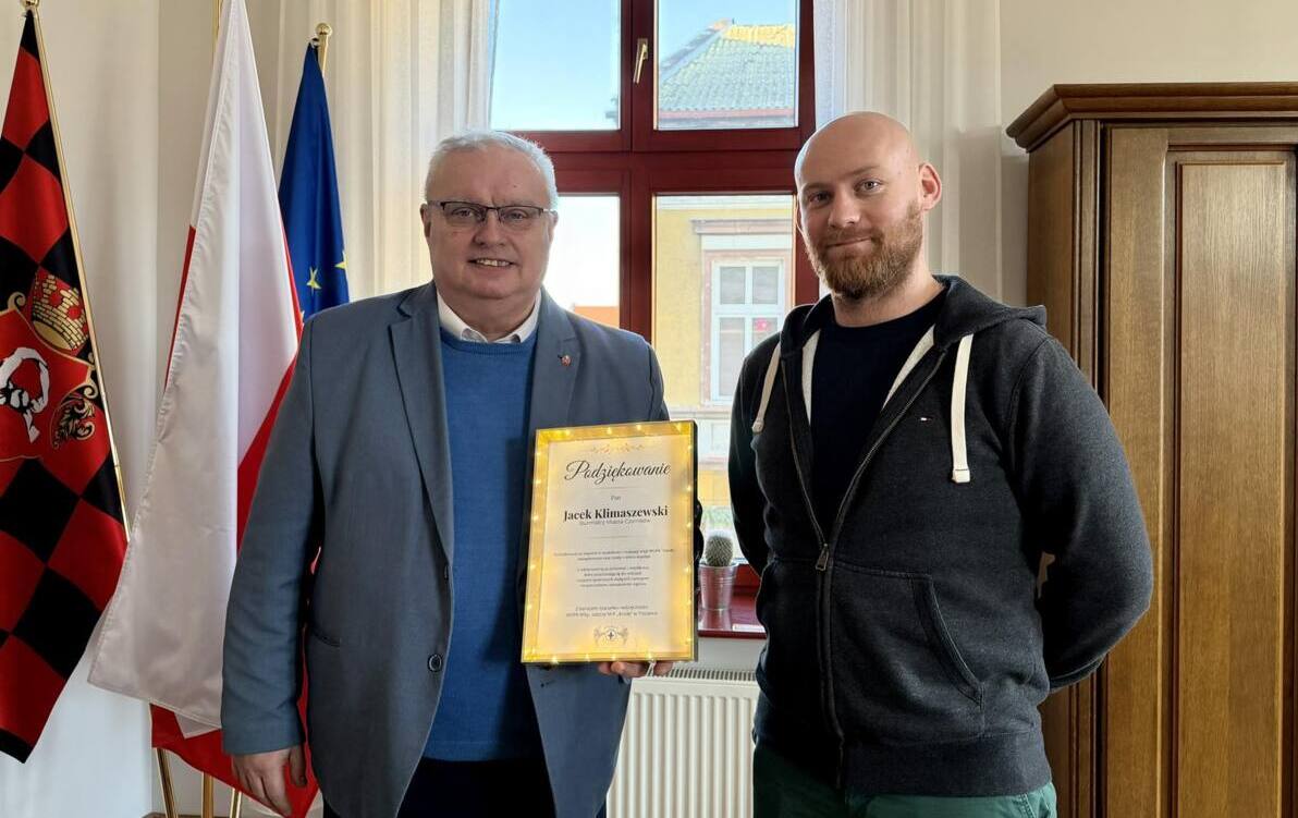 Zdjęcie do Podziękowania dla Burmistrza Miasta Czarnk&oacute;w