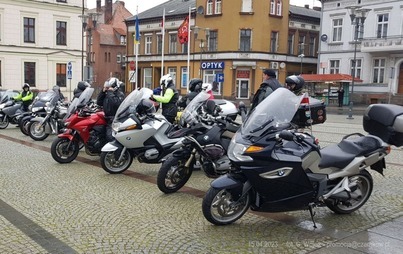 Zdjęcie do Uroczysty wyjazd motocyklist&oacute;w na zlot do Częstochowy