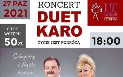 Zdjęcie do KONCERT "DUETU KARO" - już 27 października w Czarnkowie !