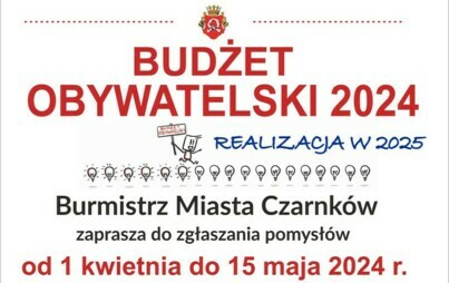 Zdjęcie do Budżet Obywatelski na 2025 rok - nab&oacute;r wniosk&oacute;w rusza 1 kwietnia.