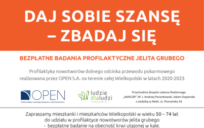 Zdjęcie do Bezpłatne badania profilaktyczne jelita grubego