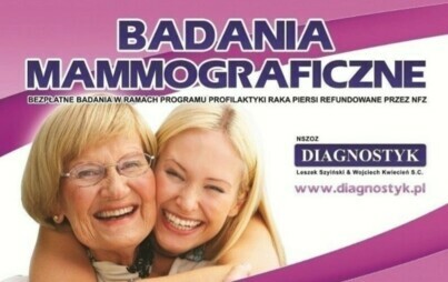 Zdjęcie do Bezpłatne badania mammograficzne