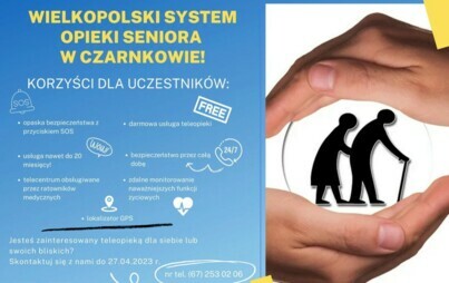 Zdjęcie do Wielkopolski System Opieki Seniora w Czarnkowie