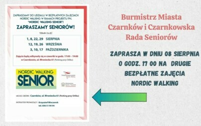 Zdjęcie do Zapraszamy na kolejne zajęcia Nordic Walking!