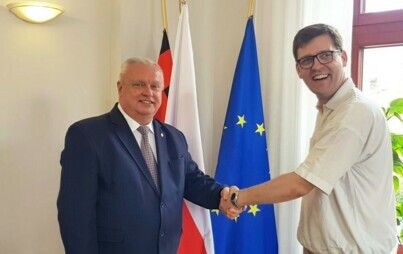 Zdjęcie do Miłe spotkanie w Ratuszu z Panem Maciejem Rozbickim