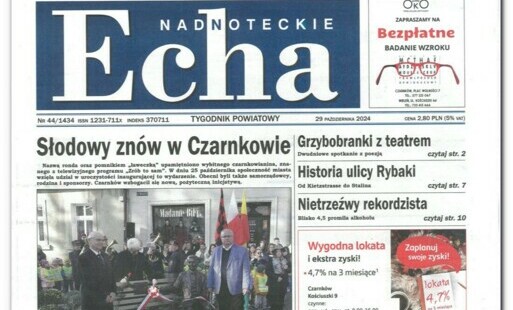 Zdjęcie do Nowy numer tygodnika &quot;Nadnoteckie Echa&quot; jest już dostępny w sprzedaży, jak zwykle od wtorku !