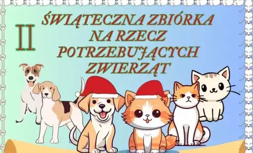 Zdjęcie do Świąteczna zbi&oacute;rka na rzecz potrzebujących zwierząt! 