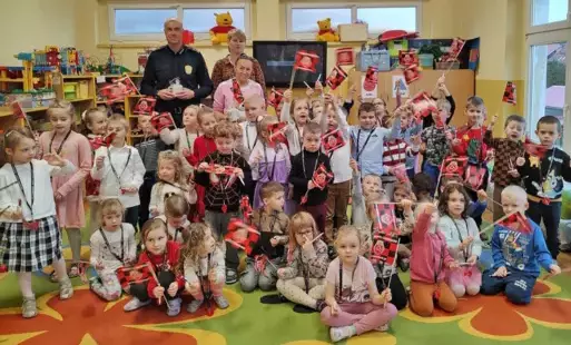 Zdjęcie do Edukacyjna pogadanka w Przedszkolu Miejskim nr 1 &bdquo;Bajkowy Świat&rdquo;!