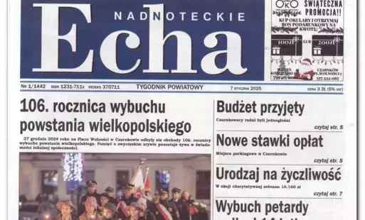 Zdjęcie do Nowy numer tygodnika "Nadnoteckie Echa" jest już dostępny w sprzedaży, jak zwykle od wtorku